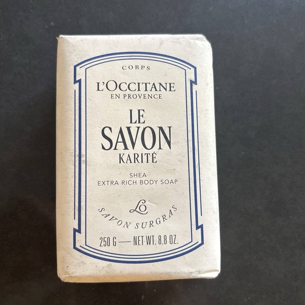 *L'Occitane En Provence Le Savon Karite Shea Extra Rich Body Soap 250g/8.8oz.